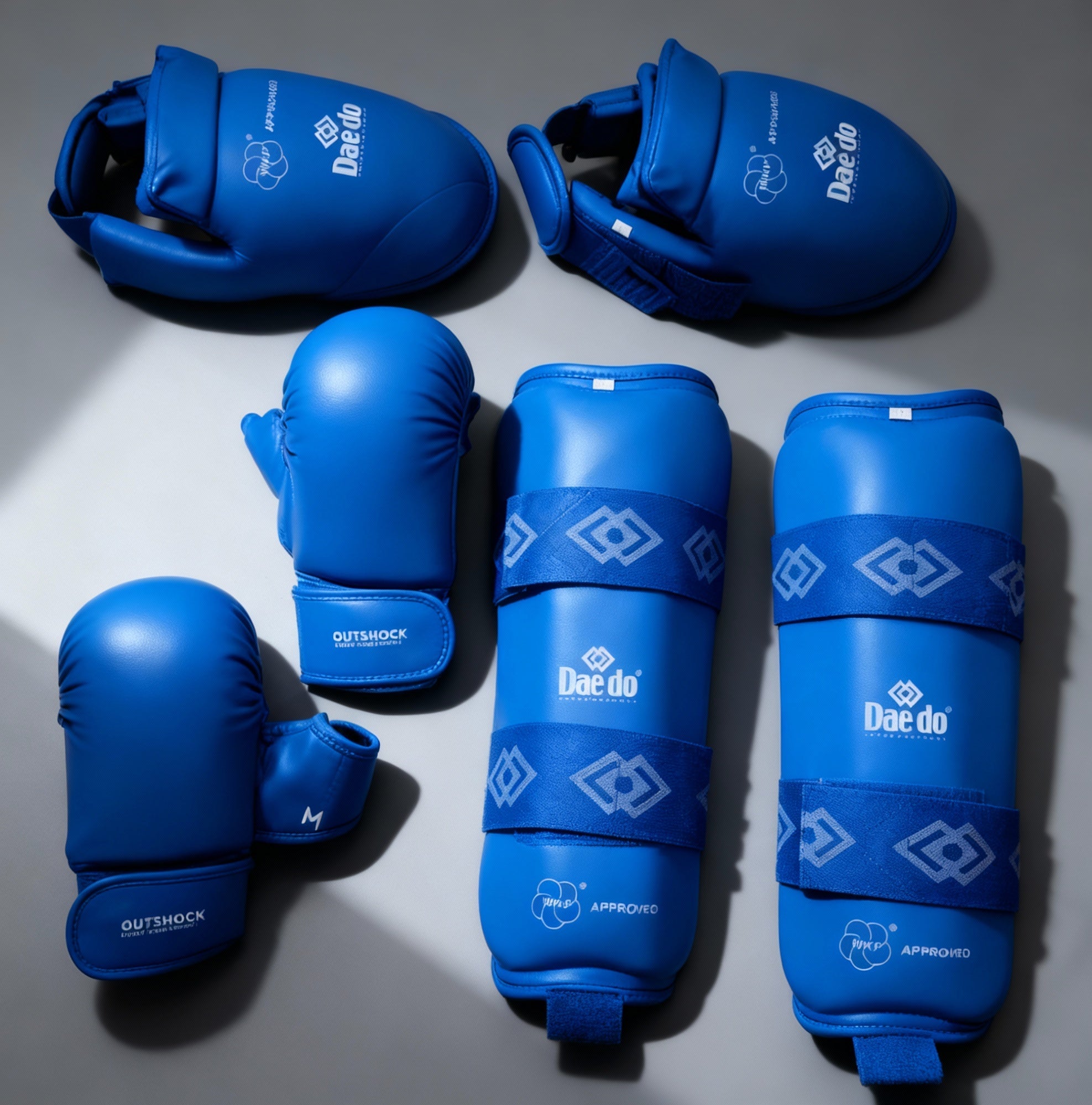 Kit De Espinilleras Y Guantes De Karate