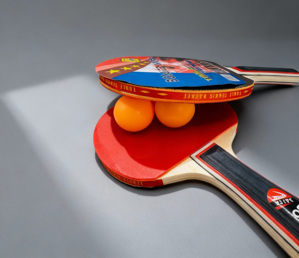 Set De Paletas De Ping Pong